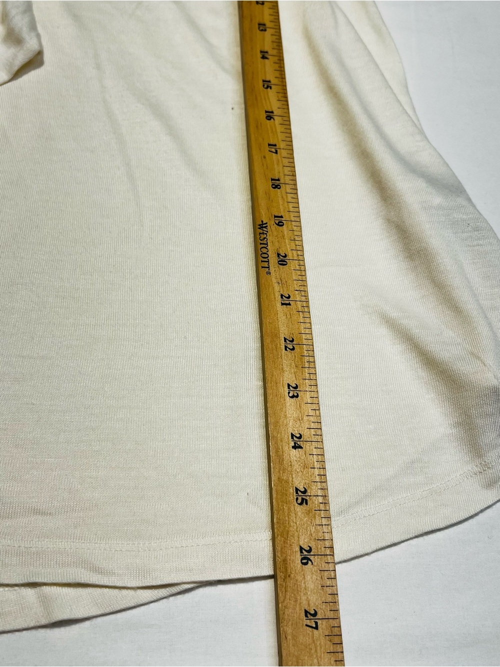 Banana Republic Cream Ruffle Front Tank - Picture 6 of 6
